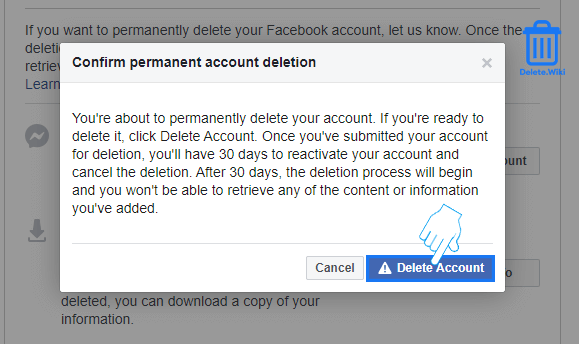 Confirm Delete Account