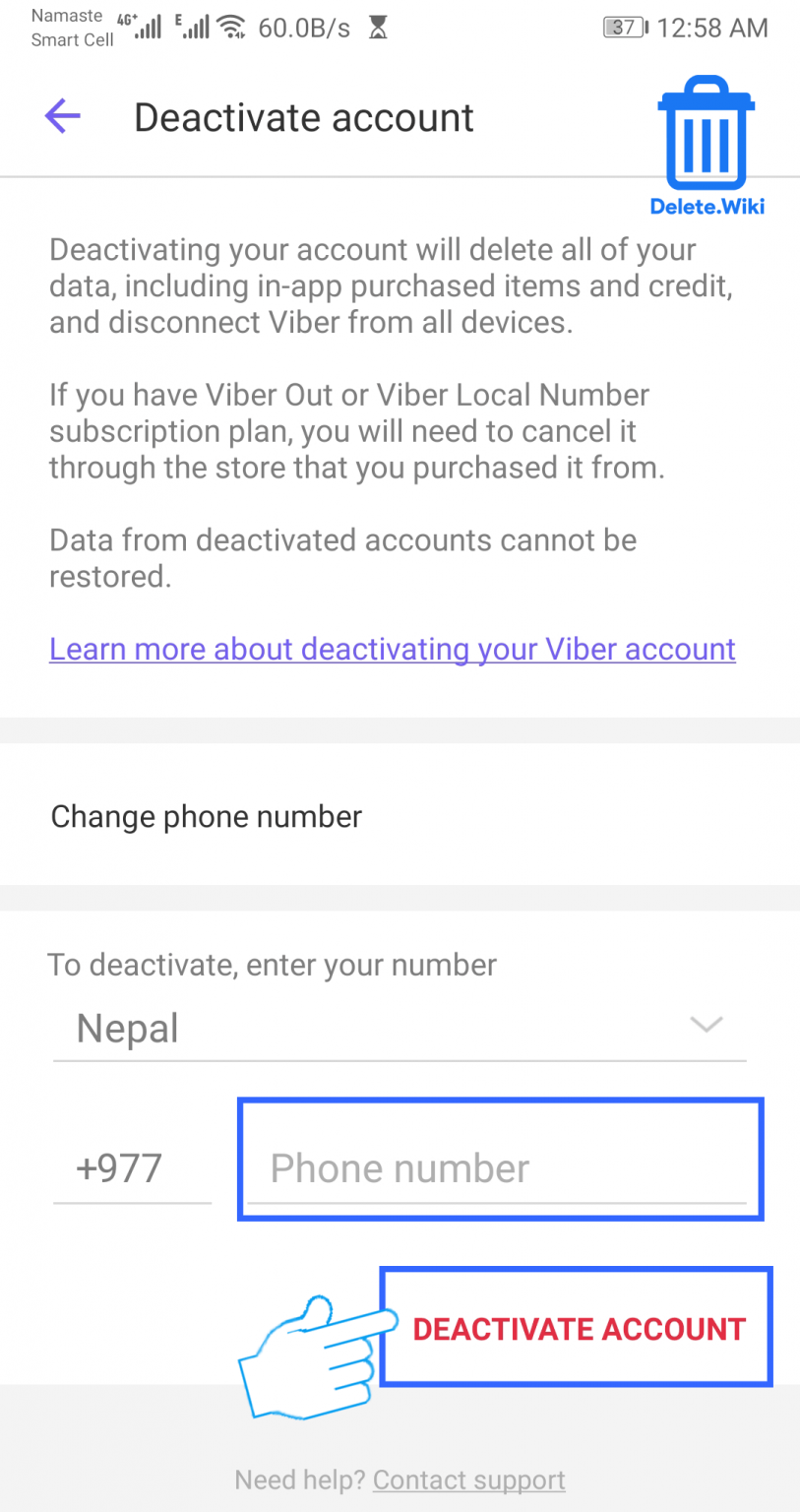 how to open viber use email address