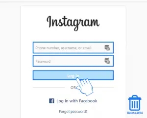 instagram without log in