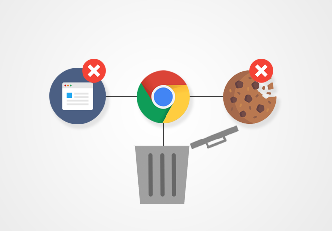 Delete Cookies and Cache in Chrome