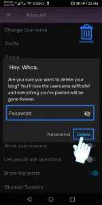 Enter password to confirm