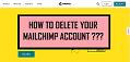 delete your Mailchimp account