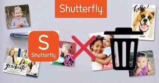 delete a Shutterfly account