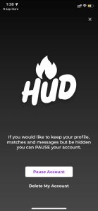 delete HUD account_ios