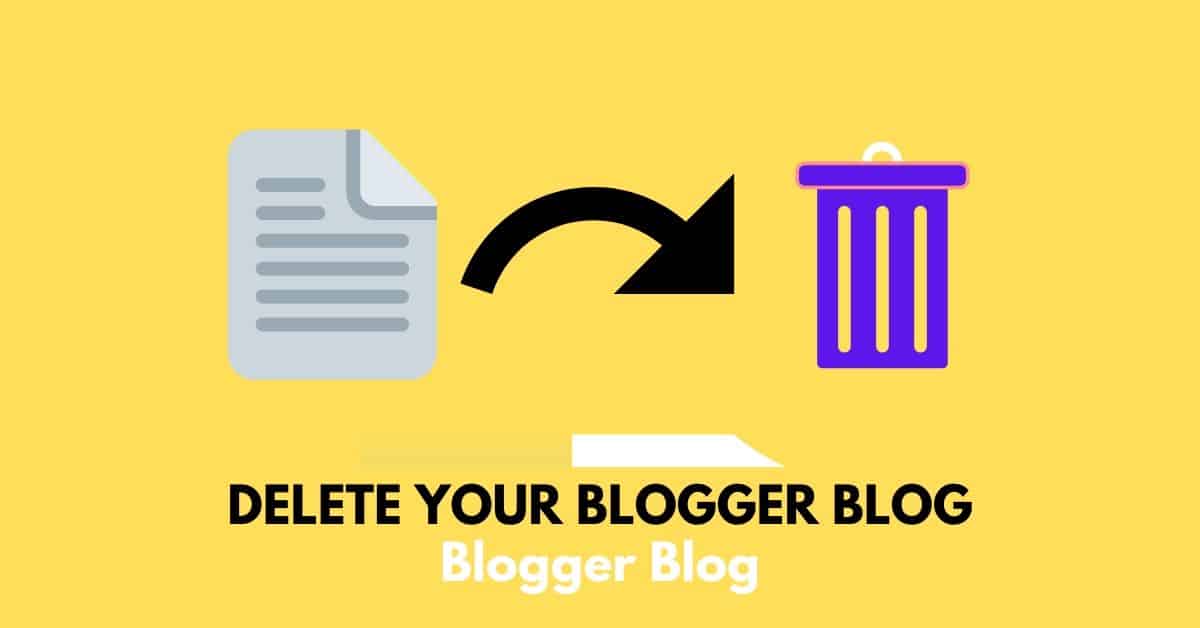 Delete Blogs on BlogSpot