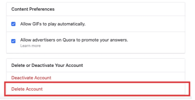 delete quora account-1