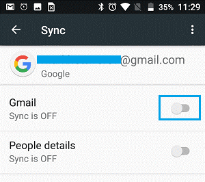 sync gmail