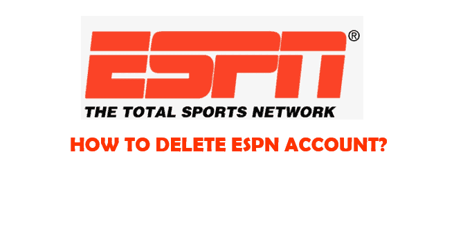 HOW TO DELELTE THE ESPN ACCOUNT