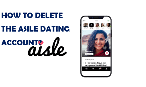 how to delete the asile dating account