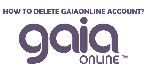 how to delete the gaia online account