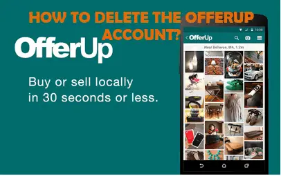 how to delete the offerup account