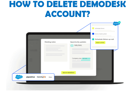 how to delete demodesk account