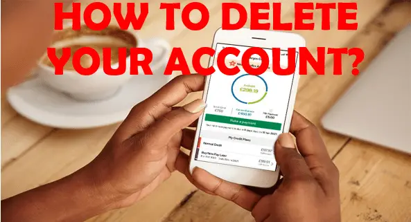 how to delete the Argos account