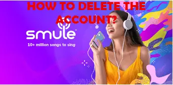 how to delete the Smule account