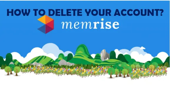 how to delete Memrise account